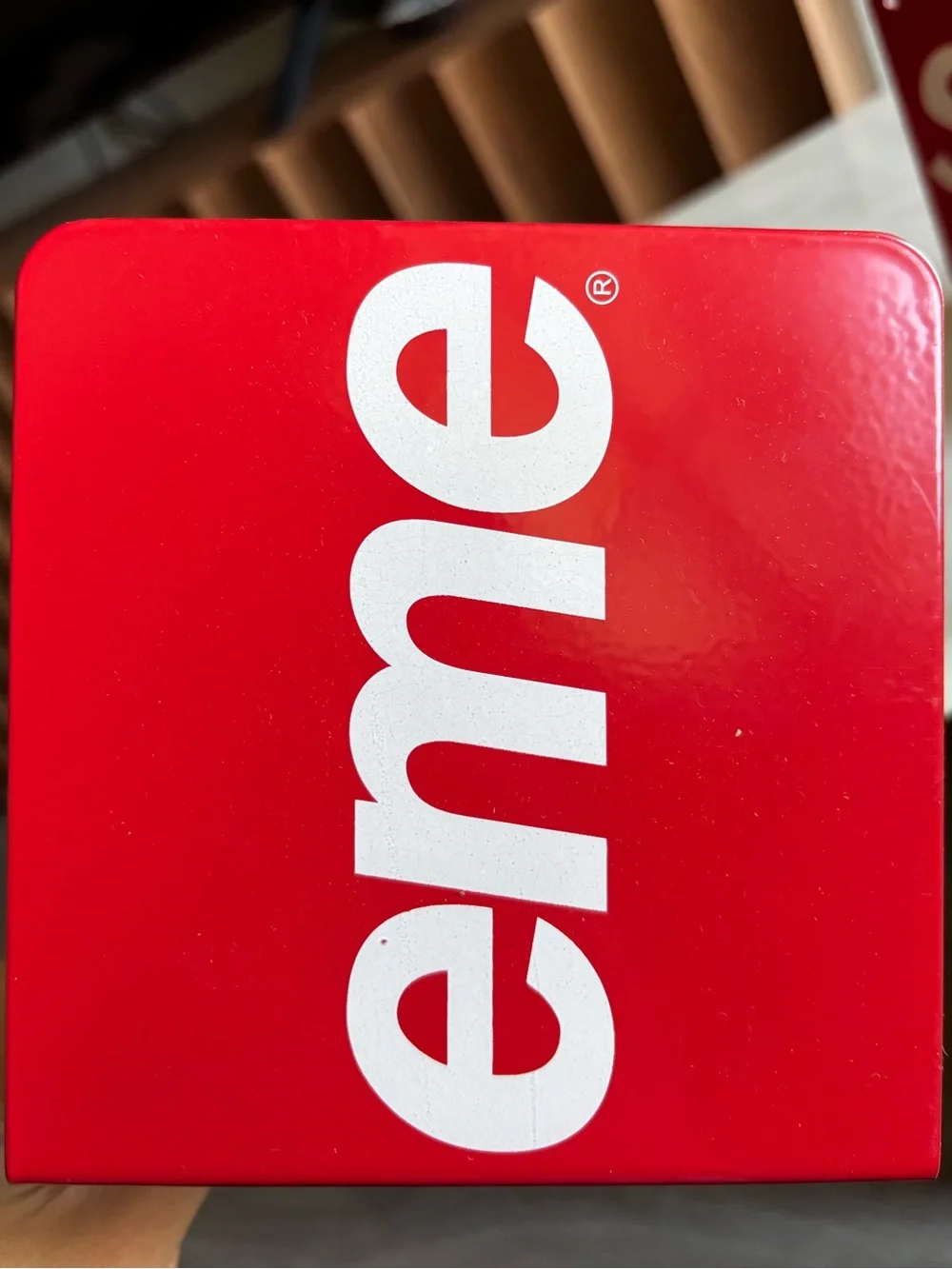 Supreme Red Metal Bookends – Set of 2